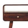 Curved Console Table - Walnut - Image 6