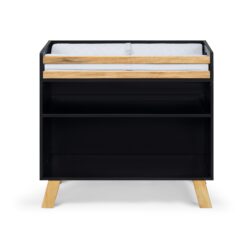 Livia - Multi Purpose Changing Table - Black, Natural