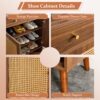 Multi Functional Modern Minimalist Shoe Cabinet Perfectly Blends Into Nordic, Japanese, And Industrial Style Homes - Walnut - Image 9