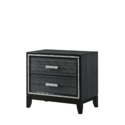 Haiden - Weathered Nightstand - Black