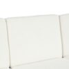 Convertible Futon Sofa Bed Futon Sofa Couch With An Adjustable Backrest, A Reversible Chaise Lounge And 2 Removable Armrest Pillows For Living Room - Beige - Image 27