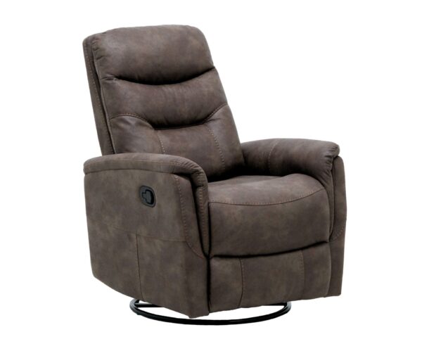 Korka - Swivel Gliding Recliner - Brown