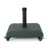 Wheelie - Umbrella Base Square Concrete Patio Stand With Stainless Steel Handle - Green - Image 9