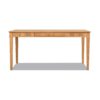 Dumont - Modern Farmhouse 1 Drawer Fluted Home Office Writing Desk - Natural Blonde - Image 2