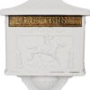 Cast Aluminum Mail Box, Postal Box, Mailbox - White - Image 4