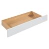Queen Size Storage Platform Bed, With 2 Big Drawers, Twin Long Size Trundle - White - Image 10