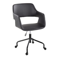 Margarite - Contemporary Adjustable Office Chair - Black