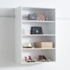 Devi - Wall Mounted Wood Closet System With Modular Units - White - Image 6