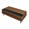 Avala - Coffee Table With Lift Top - Walnut / Black - Image 3