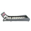 Queen Size Upholstered Platform Bed Frame With LED Lighting, Curve Design, Wood Slat Support, No Box Spring Needed - Gray - Image 5