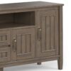 Lev - Handcrafted TV Media Stand - Smoky Brown - Image 8
