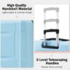 2 Piece Luggage Set With Bags Expanable Spinner Wheels ABS Lightweight Suitcase With Tsa Lock 20" / 28" - Light Blue - Image 8