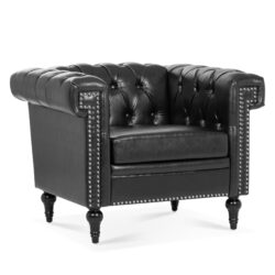 1 Seater Sofa - Black