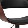 Archer - Bentwood Adjustable Swivel Bar Stool - Black - Image 6