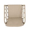 Bruce - Outdoor Club Chair Set With Water Resistant Cushions Rattan And Iron - Brown - Image 9