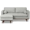 Morrison - Upholstered Sofa And Ottoman Set - Mist Gray - Image 2