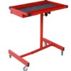 Adjustable Tear Down Work Table With Drawer For Garages, Repair Shops, And Diy, Portable, (4) 2.5" Swivel Casters, 220 Pound Capacity, Rubber Corners, Heavy Duty Steel - Red - Image 14