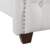 Marcella - King Upholstered Shelter Headboard Bed Set - Bright White - Image 5