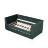 Twin Size Upholstered Tufted Daybed With Trundle - Green - Image 10