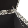 Richmond - Storage Ottoman With Unique Pattern And Ample Storage - Gray - Image 9