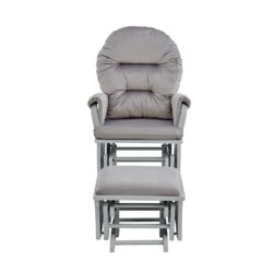 Madison - Glider And Ottoman - Gray