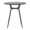 Clara - Industrial Round Dinette Table - Antique - Image 4