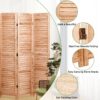 Panel Solid Wood, Folding Room Divider - Natural - Image 10