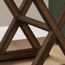 Accent End Table, Square, Transitional - Walnut