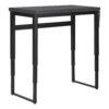 Computer Desk, Home Office, Standing, Adjustable, Laptop, Contemporary & Modern - Gray - Image 2