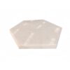 Hexagon Snow Mountain Polished Marble Tile For Wall And Floor Stone (Set of 12) - White / Natural - Image 4