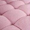Modern Chaise Lounge Sofa Bed Upholstered Sofa Couch With Tufted Seat And Detachable Pillows For Living Room - Pink - Image 20