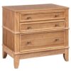 Hazel - 3 Drawer Side Table For Living Room, Hallway, Entryway (Set of 2) - Natural - Image 6