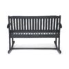 Baxter - Rocking Loveseat - Dark Gray - Image 13