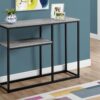 Accent Console Table For Entryway, Contemporary & Convenient Design - Gray - Image 2
