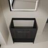 30 Inches Modern Freestanding Bathroom Vanity With 2 Doors (Excluding Sink) - Dark Oak - Image 5