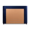 Brooklyn - King Tufted Panel Bed Headboard And Footboard Set - Navy Blue - Image 5
