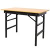 Portable Folding Work Table With Measuring Tape And Angle Finder Steel - Black - Image 7