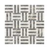 Waterjet Marble 2 Color Marble For Floor And Wall Polished Marble Tile Stone 1 Box Each Pattern 4 Pieces - White / Gray - Image 5