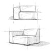 Rex - Left Arm Sofa Module - Brown - Image 14
