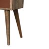 Mini Hand Painted Bedside Table - Brick Red - Image 7