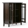 Bedford - Medium Storage Cabinet - Dark Tobacco Brown - Image 3