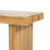 Nahanni - Rustic Acacia Wood Bench With Slat Design - Natural - Image 9