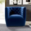 Delaney - Swivel Chair - Dark Blue - Image 11
