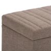 Darcy - Storage Ottoman Bench - Fawn Brown - Image 6