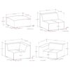 Rex - Right Sectional Sofa And Ottoman - Gray - Image 18