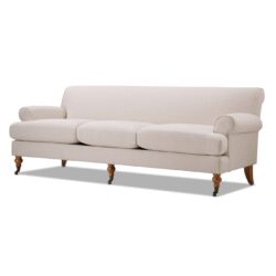Alana Lawson - Three Cushion Tightback Sofa - Sky Neutral Beige