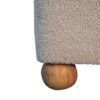 Serenity - Footstool With Ball Feet - Cream - Image 10