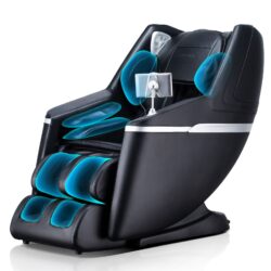 Bosscare - 3D Sl Zero Gravity Massage Full Body Chair With App Control Shiatsu Recline - Black / Gray