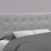 Full Size, Bed Headboard Only, Upholstered, Transitional - Gray - Image 3