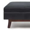 Owen - Rectangular Storage Ottoman - Midnight Black - Image 5